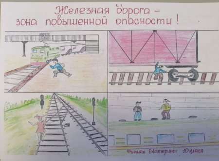 Железная дорога зона повышенной опасности