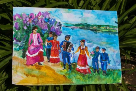 Рисунок на тему Кубань мой край родной