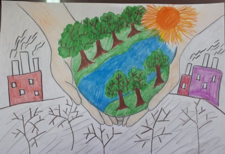 Плакат защита природы