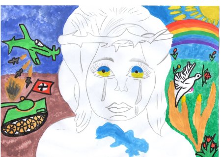 Рисунок на тему война глазами детей