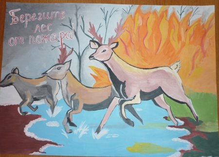 Рисование на тему Неопалимая Купина