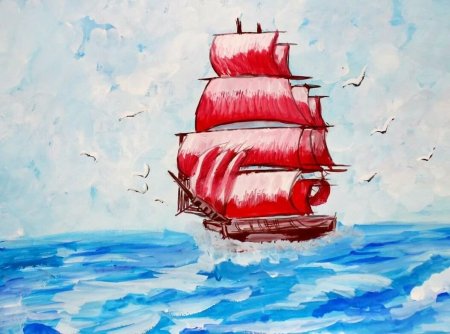 Алые паруса Грин корабль