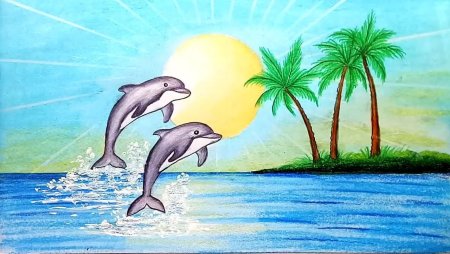 Морское дно рисунок