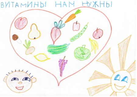 Рисунок на тему правильное питание