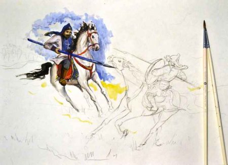 Зарисовки Куликовской битвы