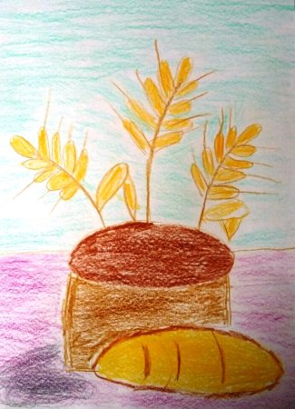 Рисование хлеб подготовительная группа