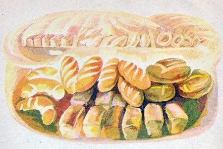 Хлебобулочные изделия иллюстрации