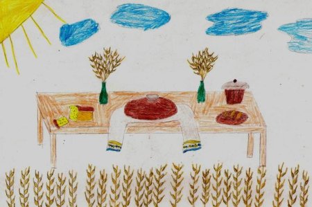 Раскраски колосок хлеб для детей