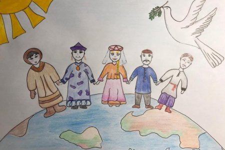 Хоровод дружбы народов рисунок