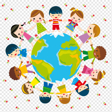 Дети на земном шаре