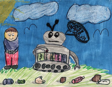 Робот будущего глазами ребенка