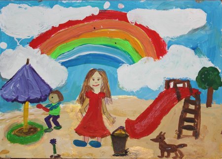 Рисунок на тему Дружба