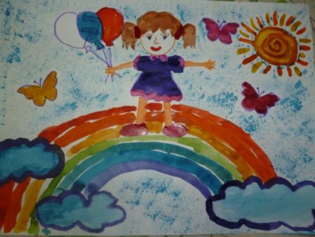 Плакат счастливое детство