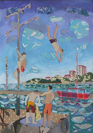 Композиция на тему лето для детей