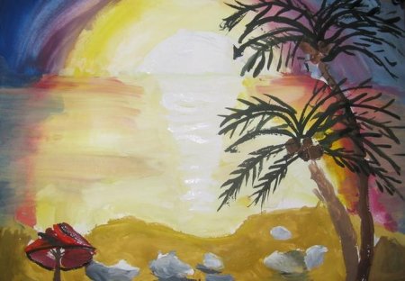 Рисование летние впечатления