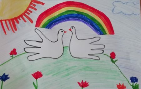 Рисунок на тему нам нужен мир