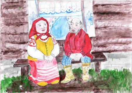 Рисование бабушки и дедушки в подготовительной группе