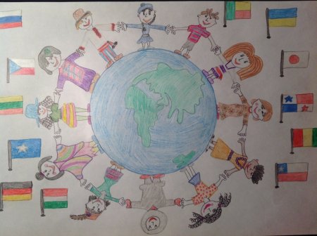 Я ты он она вместе дружная Страна рисунок