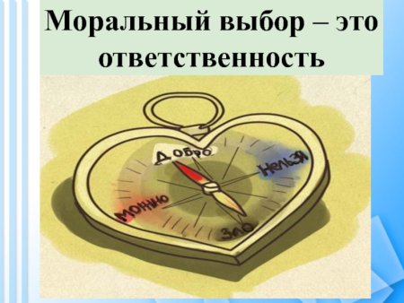 Моральный выбор это ответственность