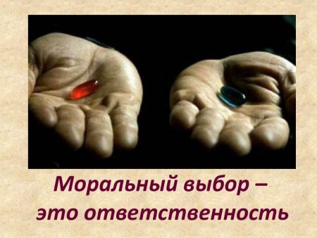 Моральный выбор это ответственность