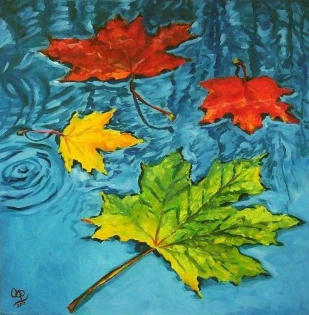 Осенняя раскраска