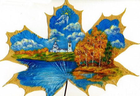 Осенний букет карандашом