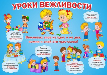 Раскраска вежливость для детей