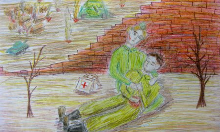 Рисунок по теме героический поступок