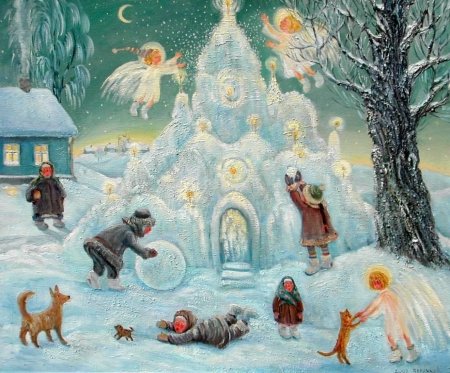 Рождественские рисунки