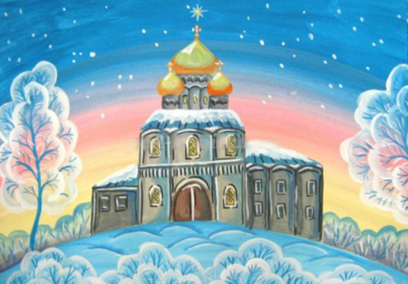 Рождество рисунок