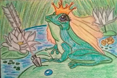 Рисование Царевна лягушка