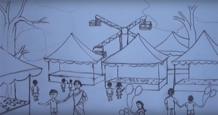 Ярмарка рисунок