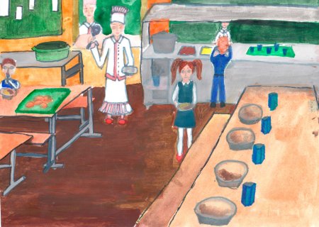 Рисунок на тему школа