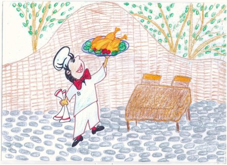 Рисунок на тему я хочу стать поваром