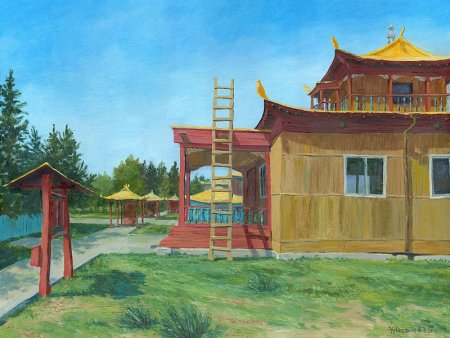 Агинский дацан картина