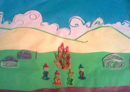 Детский рисунок моя Бурятия