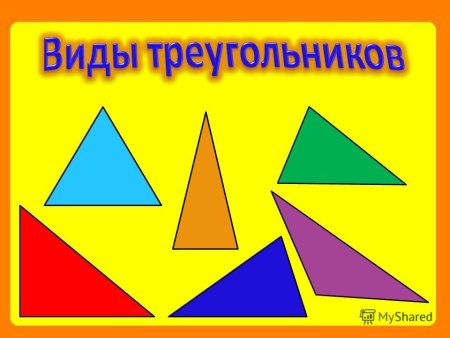 Разные виды треугольников