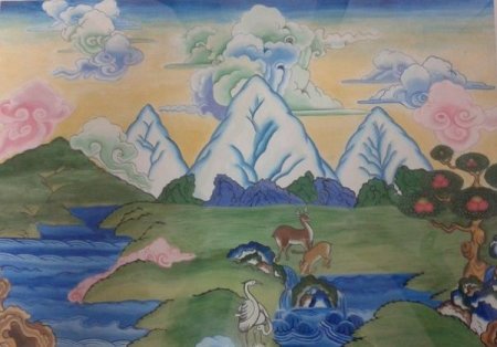 Природа Бурятии рисунок