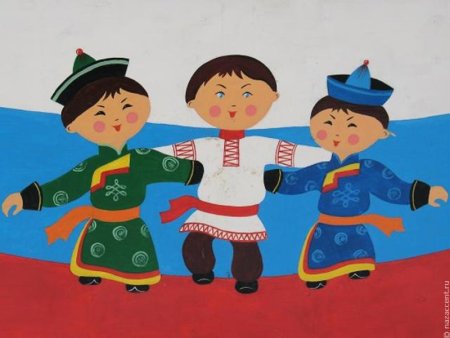 Буряты рисунок в национальных