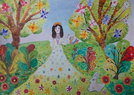 Рисунок на тему Весна красна