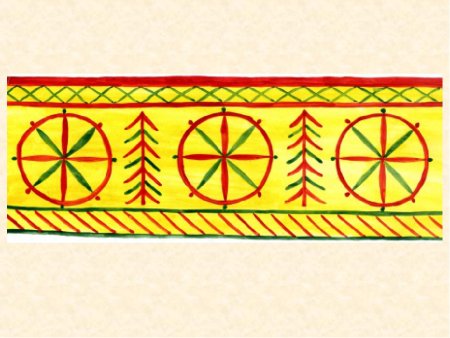 Орнаменты в полосе для рисования