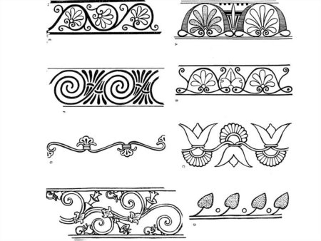 Акант орнамент древней Греции