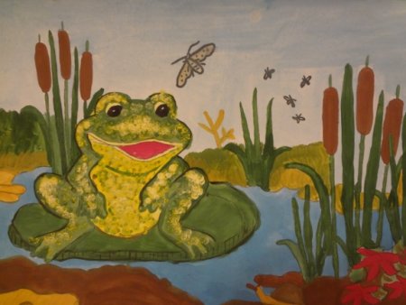 Царевна лягушка рисунок