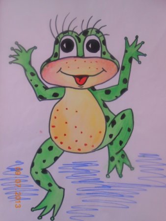 Лягушка занятие для малышей