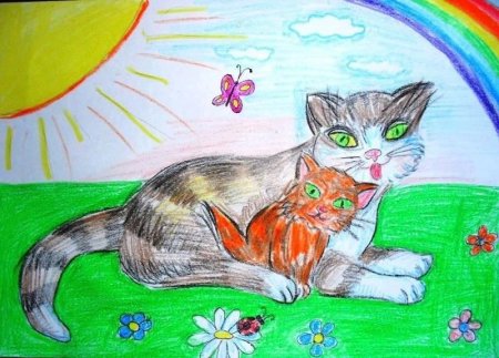 Домашний питомец рисунок