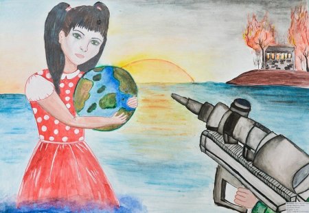 Детские рисунки на тему терроризм
