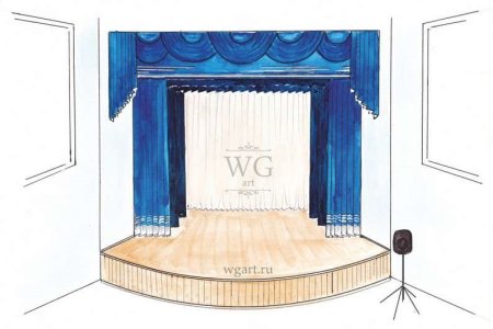 Сцена рисунок