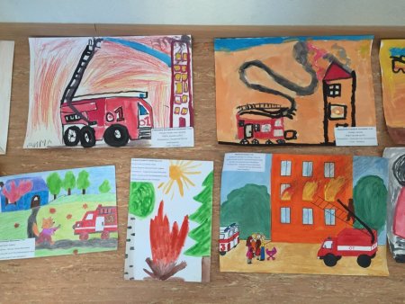 Рисунок на пожарную тему