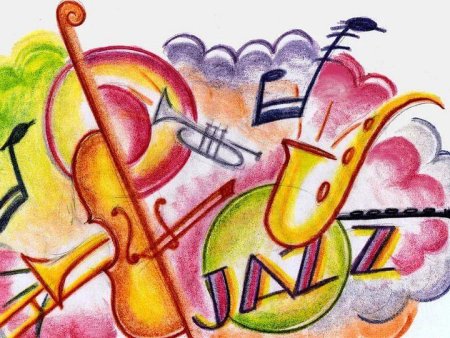 Музыкальное искусство на белом фоне