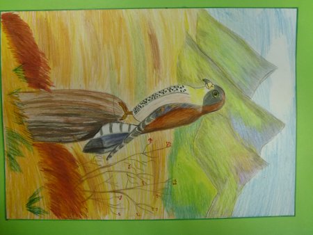 Детские рисунки Степной пейзаж